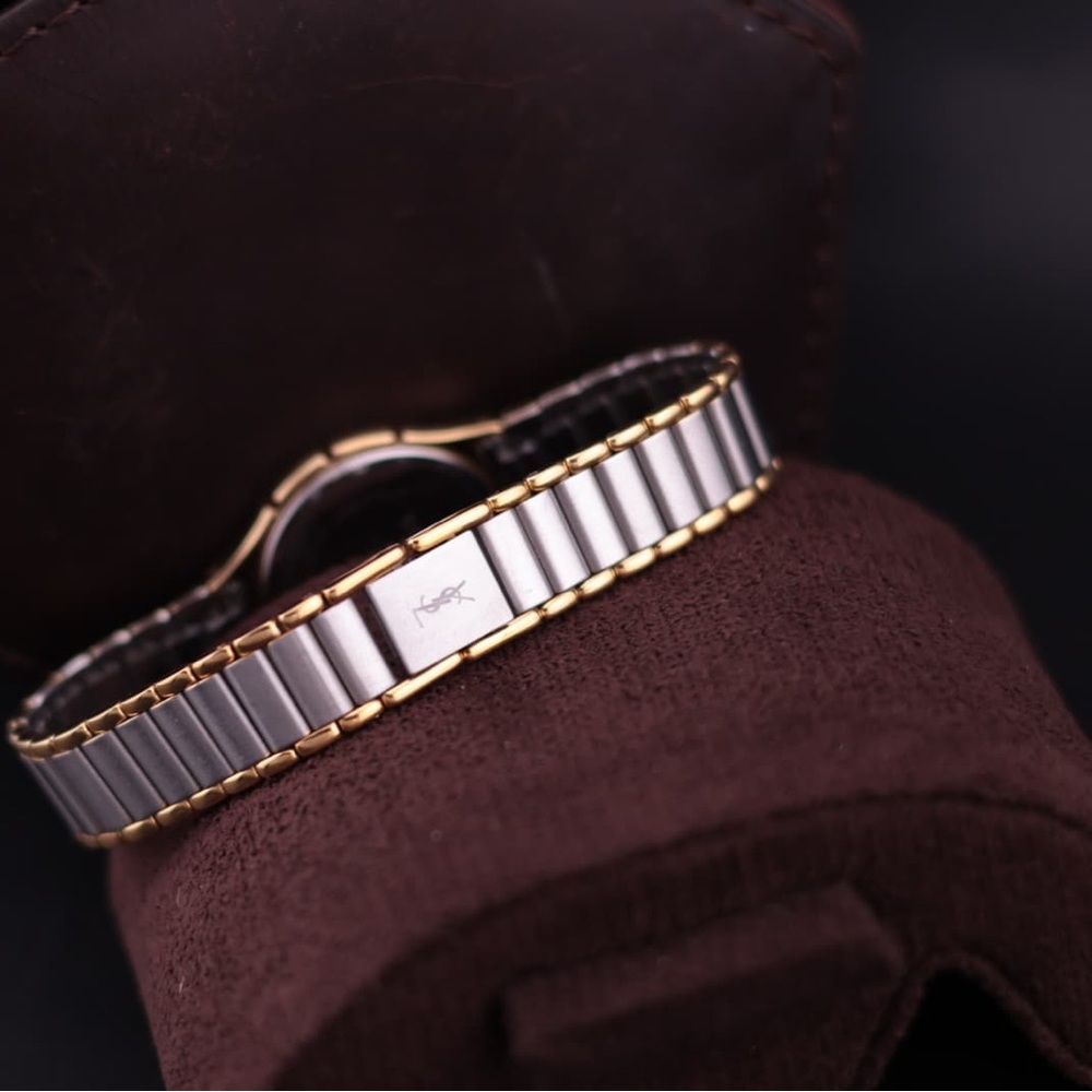 1990s YSL Women’s Two-Toned Watch - Picture 6 of 7